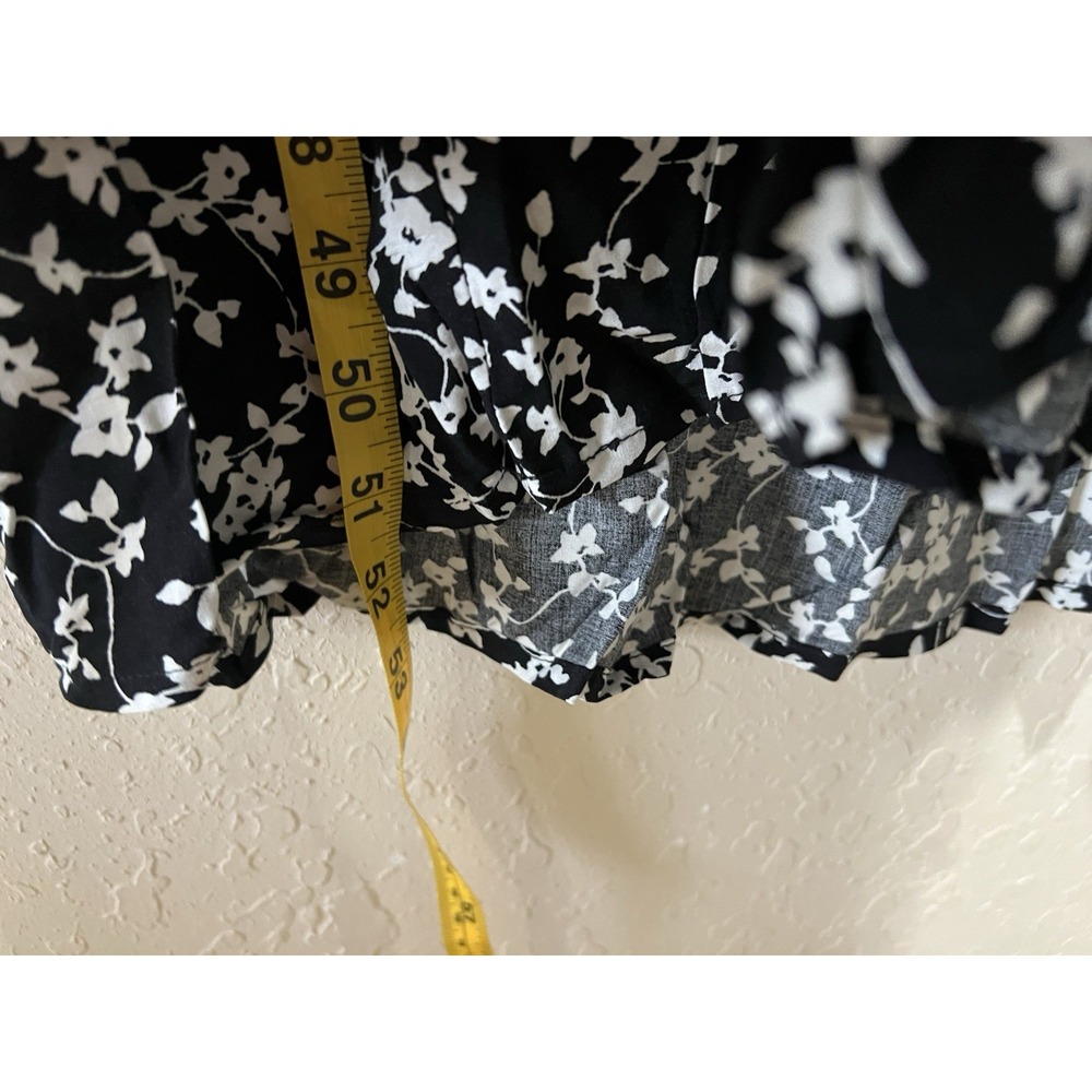 Old Navy Dress Mini Flutter Bloomcore Floral 4X Boho Prairie Vacation Beach - Picture 8 of 10